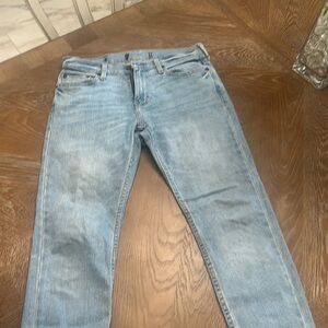 Hollister Light Blue Skinny Jeans for Men